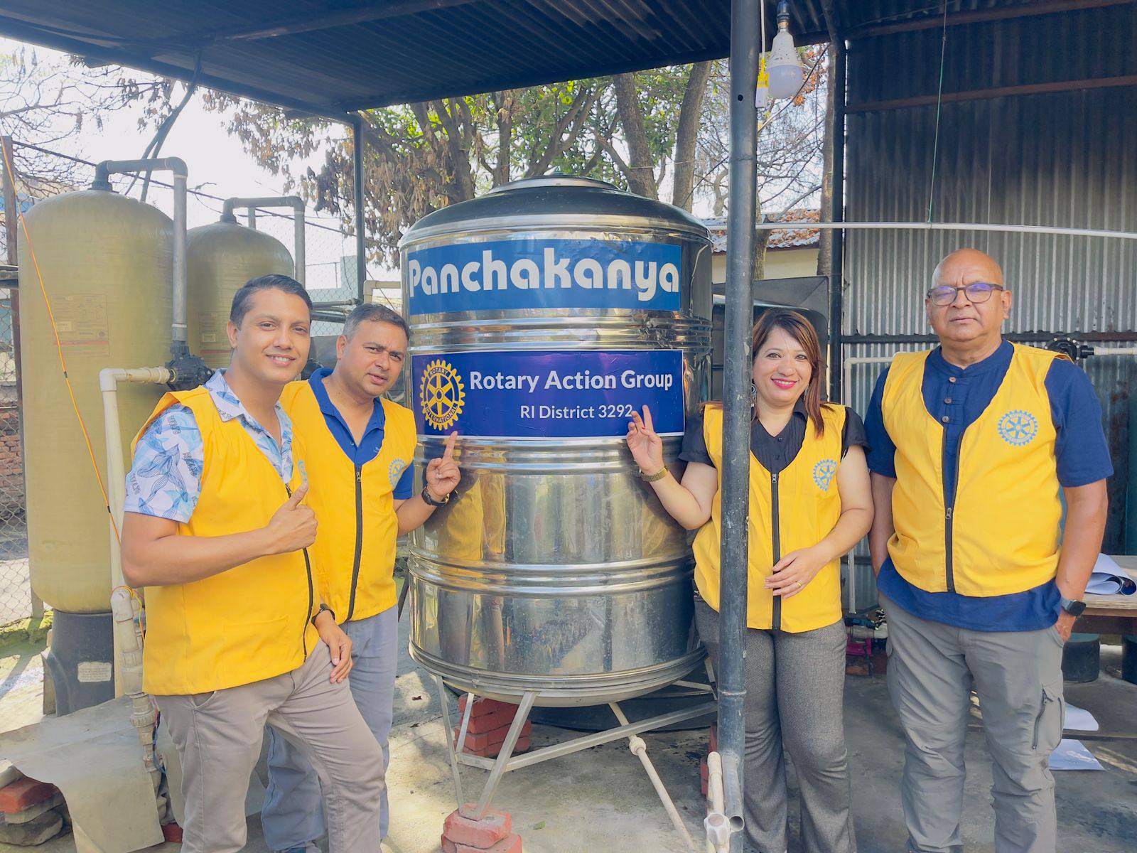 Restoration of drinking water treatment plant at Upatyaka Traffic Police Station, Baggikhana