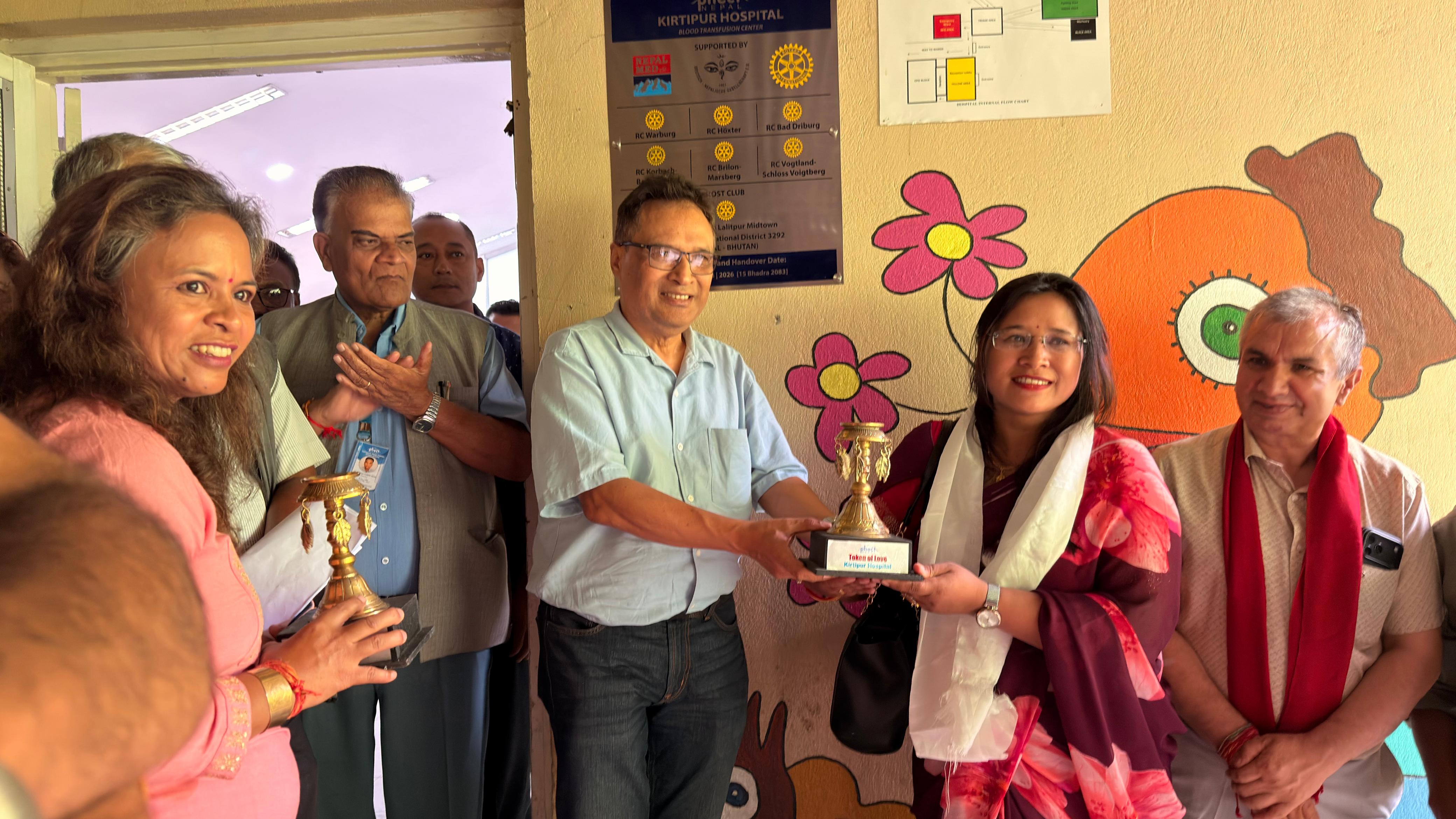 Official Inauguration and Handover of Blood Transfusion Center