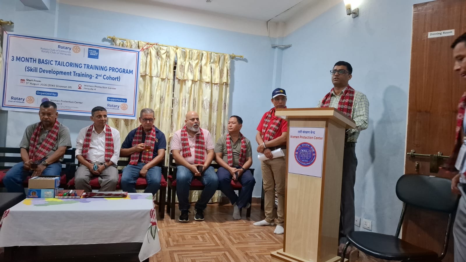 Three-Month Free Tailoring Training Program Inauguration