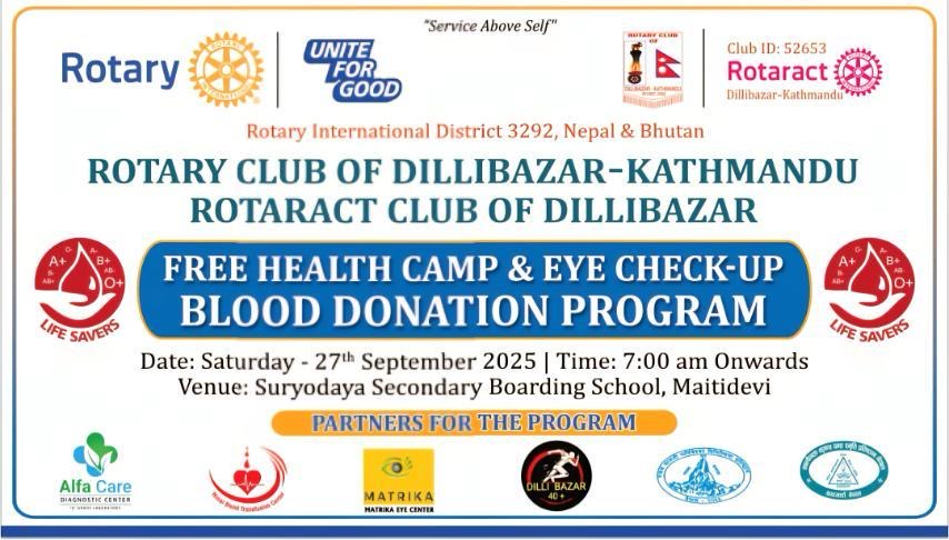 Community Health Camp and 40+ Marathon