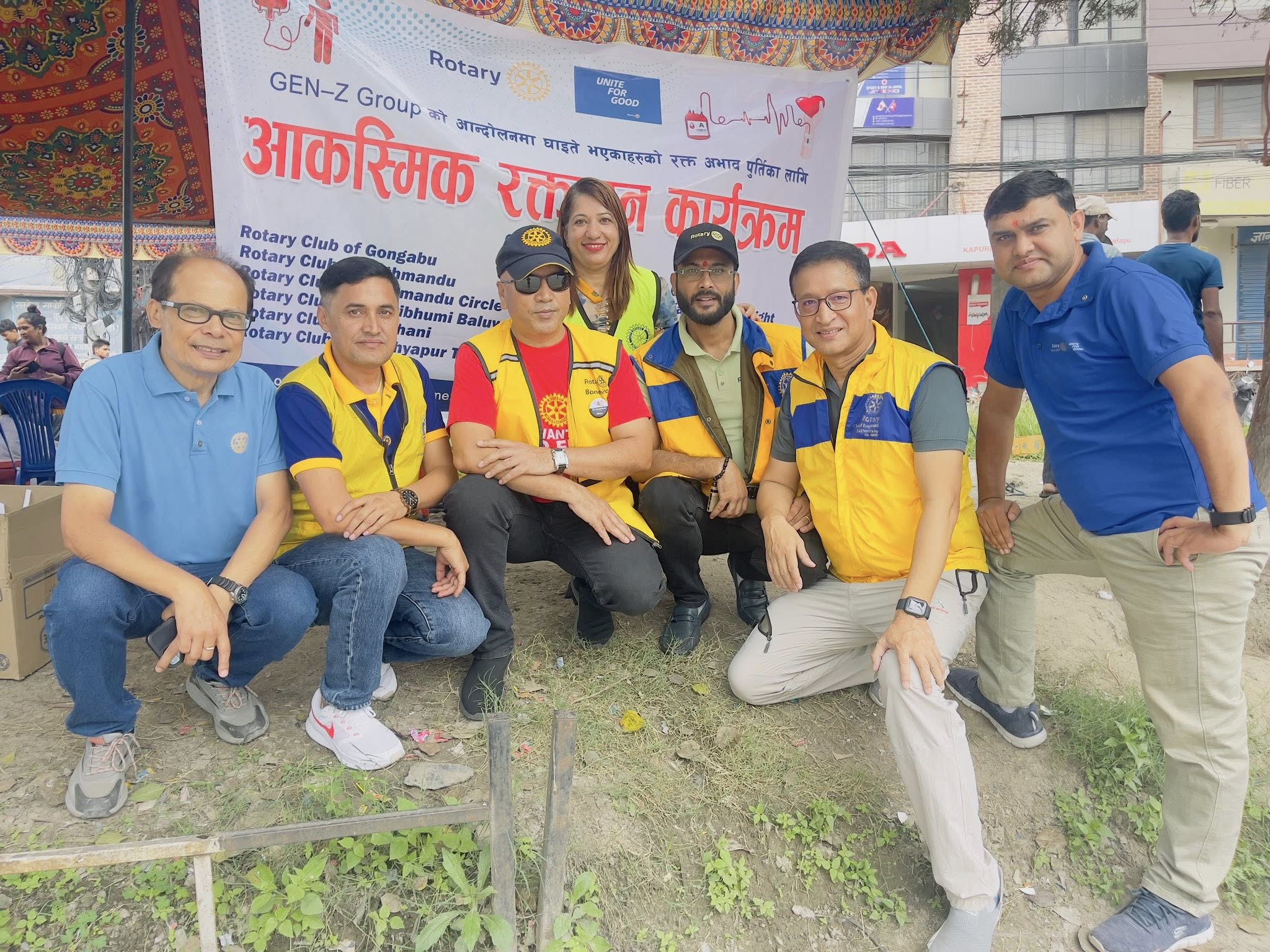 Service Project 6: Joint Club Blood Donation Camp